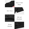 image:imageCOOFANDY Mens T Shirts Short Sleeve Classic V Neck TShirt Casual Summer Basic Tee ShirtYblack American Flag