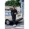 image:imageCOOFANDY Mens TShirt Long Sleeve Crew Neck Basic Tee Shirts Soft Casual Lightweight TShirtsBblackNavy BlueWhite