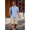 image:imageCOOFANDY Mens TShirts Summer Crew Neck Casual T Shirts Plain Short Sleeve Shirts Basic TeesB Light Blue