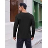 image:imageCOOFANDY Thermal Shirts for Men Heavyweight Long Sleeve T Shirt Casual Basic Shirts Stretch Crew Neck UndershirtsBlackwhite