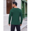 image:imageCOOFANDY Thermal Shirts for Men Heavyweight Long Sleeve T Shirt Casual Basic Shirts Stretch Crew Neck UndershirtsGreen