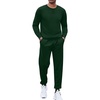 image:imageCOOFANDY Mens Tracksuit 2 Piece Long Sleeve Pullover Jogging Track Suit Athletic Casual SweatsuitDark Green