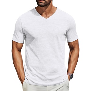 image:imageCOOFANDY Mens T Shirts Short Sleeve Classic V Neck TShirt Casual Summer Basic Tee ShirtAwhite