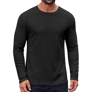 image:imageCOOFANDY Thermal Shirts for Men Heavyweight Long Sleeve T Shirt Casual Basic Shirts Stretch Crew Neck UndershirtsBlack