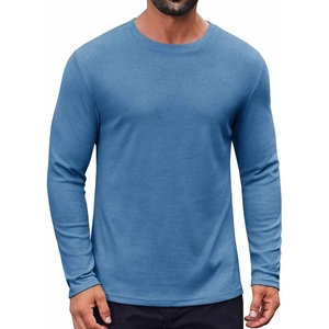 image:imageCOOFANDY Thermal Shirts for Men Heavyweight Long Sleeve T Shirt Casual Basic Shirts Stretch Crew Neck UndershirtsDeep Blue