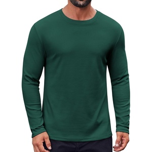 image:imageCOOFANDY Thermal Shirts for Men Heavyweight Long Sleeve T Shirt Casual Basic Shirts Stretch Crew Neck UndershirtsGreen