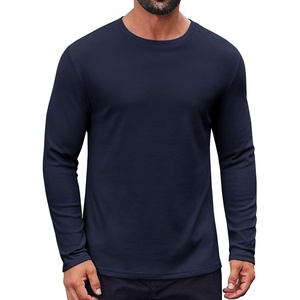 image:imageCOOFANDY Thermal Shirts for Men Heavyweight Long Sleeve T Shirt Casual Basic Shirts Stretch Crew Neck UndershirtsNavy Blue