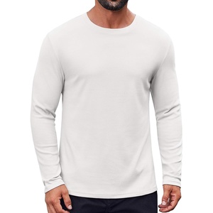 image:imageCOOFANDY Thermal Shirts for Men Heavyweight Long Sleeve T Shirt Casual Basic Shirts Stretch Crew Neck UndershirtsWhite