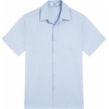image:imageCOOFANDY Mens Button Down Shirts Short Sleeve Casual Shirts Summer Beach Linen Shirts with PocketMint Blue