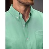 image:imageCOOFANDY Mens Cotton Oxford Shirt Long Sleeve Dress Shirt Button Down Work Casual Shirts with PocketIce Green