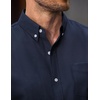 image:imageCOOFANDY Mens Cotton Oxford Shirt Long Sleeve Dress Shirt Button Down Work Casual Shirts with PocketNavy Blue