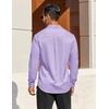 image:imageCOOFANDY Mens Dress Shirts Long Sleeve Business Casual Button Down Shirts Regular Fit Formal ShirtsPurple