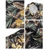 image:imageCOOFANDY Mens Hawaiian Matching Set Summer Beach 2 Piece Outfits Flower Button Down Shirts and Shorts Vacation OutfitsBlack  Flower