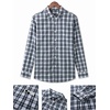image:imageCOOFANDY Mens Long Sleeve Button Down Shirts Wrinkle Free Dress Shirts Slim Fit Cotton Plaid ShirtDark Green Plaid