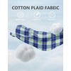 image:imageCOOFANDY Mens Long Sleeve Button Down Shirts Wrinkle Free Dress Shirts Slim Fit Cotton Plaid ShirtNavy Blue Green Plaid