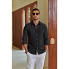 image:imageCOOFANDY Mens Oxford Shirts Long Sleeve Casual Button Down Shirt Untucked Business Dress ShirtsBlack