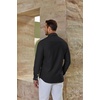 image:imageCOOFANDY Mens Oxford Shirts Long Sleeve Casual Button Down Shirt Untucked Business Dress ShirtsBlack
