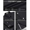 image:imageCOOFANDY Mens Oxford Shirts Long Sleeve Casual Button Down Shirt Untucked Business Dress ShirtsBlack