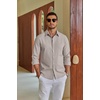 image:imageCOOFANDY Mens Oxford Shirts Long Sleeve Casual Button Down Shirt Untucked Business Dress ShirtsKhaki