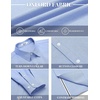 image:imageCOOFANDY Mens Oxford Shirts Long Sleeve Casual Button Down Shirt Untucked Business Dress ShirtsLight Blue