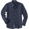image:imageCOOFANDY Mens Oxford Shirts Long Sleeve Casual Button Down Shirt Untucked Business Dress ShirtsNavy Blue