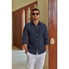 image:imageCOOFANDY Mens Oxford Shirts Long Sleeve Casual Button Down Shirt Untucked Business Dress ShirtsNavy Blue