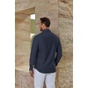 image:imageCOOFANDY Mens Oxford Shirts Long Sleeve Casual Button Down Shirt Untucked Business Dress ShirtsNavy Blue