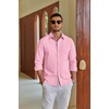 image:imageCOOFANDY Mens Oxford Shirts Long Sleeve Casual Button Down Shirt Untucked Business Dress ShirtsPink