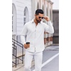 image:imageCOOFANDY Mens Oxford Shirts Long Sleeve Casual Button Down Shirt Untucked Business Dress ShirtsWhite