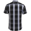 image:imageCOOFANDY Mens Plaid Button Down Shirts Short Sleeve Casual Summer Shirt Wrinkle Free Dress Shirts with PocketBlack Plaid