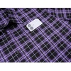 image:imageCOOFANDY Mens Plaid Button Down Shirts Short Sleeve Casual Summer Shirt Wrinkle Free Dress Shirts with PocketBlack Purple Pliad