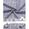 image:imageCOOFANDY Mens Plaid Dress Shirts Long Sleeve Button Down Shirts Wrinkle Free Stretch Cotton Business Casual ShirtGrey Plaid