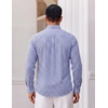 image:imageCOOFANDY Mens Plaid Dress Shirts Long Sleeve Button Down Shirts Wrinkle Free Stretch Cotton Business Casual ShirtWhite Deep Blue Plaid