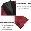 image:imageCOOFANDY Mens Tuxedo Jacket Slim Fit Shawl Lapel Blazer One Button Suit Jackets for Party Prom Wedding DinnerWine Red