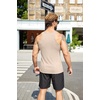 image:imageCOOFANDY Mens Workout Tank Top Ribbed Knit Sleeveless Gym Muscle T Shirts Bodybuilding TeeBlackLight Khaki 2 Pcs
