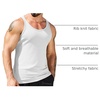 image:imageCOOFANDY Mens Workout Tank Top Ribbed Knit Sleeveless Gym Muscle T Shirts Bodybuilding TeeGreenBlue 2 Pcs