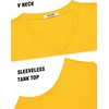 image:imageCOOFANDY Mens Workout Tank Tops V Neck Sleeveless Shirts Quick Dry Athletic Gym Muscle T Shirt Lightweight Soft TeeYellow