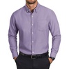 image:imageCOOFANDY Mens Cotton Oxford Shirt Long Sleeve Dress Shirt Button Down Work Casual Shirts with PocketPurple