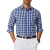 Navy Blue Green Plaid