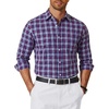 Navy Blue Red Plaid