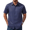 Navy Blue Plaid