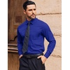 image:imageCOOFANDY Mens Dress Shirts Wrinkle Free Long Sleeve Button Down Shirt Formal Business ShirtsRoyal Blue