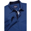 image:imageCOOFANDY Mens Printed Dress Shirts Long Sleeve Business Button Down Shirt Contrast Collar Shirts for MenDark Bluestars