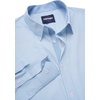 image:imageCOOFANDY Mens Printed Dress Shirts Long Sleeve Business Button Down Shirt Contrast Collar Shirts for MenLight Blue  Whitestripes