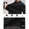 image:imageCOOFANDY Mens Stretch Dress Shirts Muscle Fit Wrinkle Free Long Sleeve Button Down Shirt Business Casual ShirtsBlack