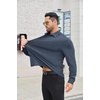 image:imageCOOFANDY Mens Stretch Dress Shirts Muscle Fit Wrinkle Free Long Sleeve Button Down Shirt Business Casual ShirtsBlue