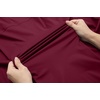 image:imageCOOFANDY Mens Stretch Dress Shirts Muscle Fit Wrinkle Free Long Sleeve Button Down Shirt Business Casual ShirtsDeep Red