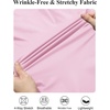 image:imageCOOFANDY Mens Stretch Dress Shirts Muscle Fit Wrinkle Free Long Sleeve Button Down Shirt Business Casual ShirtsLight Pink