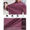 image:imageCOOFANDY Mens Stretch Dress Shirts Muscle Fit Wrinkle Free Long Sleeve Button Down Shirt Business Casual ShirtsPurple