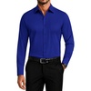 image:imageCOOFANDY Mens Dress Shirts Wrinkle Free Long Sleeve Button Down Shirt Formal Business ShirtsRoyal Blue